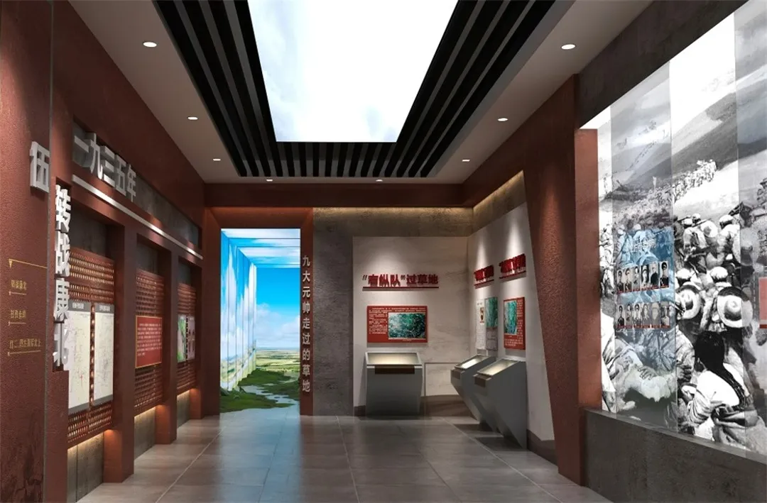 若爾蓋縣“勝利曙光”展陳館-三軍同道墻面 若爾蓋縣“勝利曙光”展陳館-三軍同道墻面.jpg